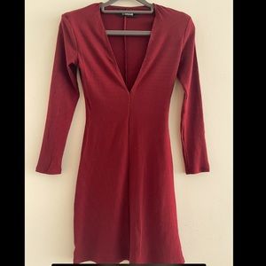 Reformation V-Neck Dress